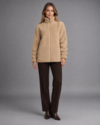 Women's Fleece Jacket – Borg Fleece Zip Up Jacket