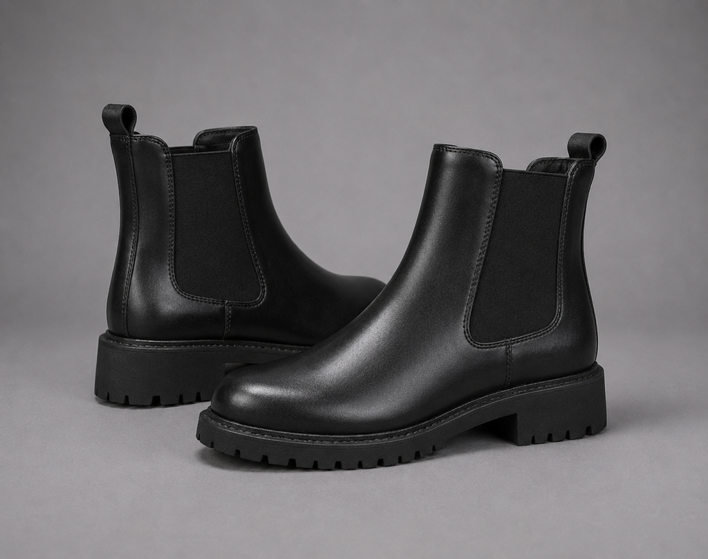 Women's Black Chelsea Boots – Chunky Ankle Boots