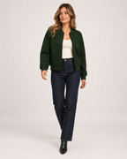 Women's Zip Up Cardigan with Textured Knit product view