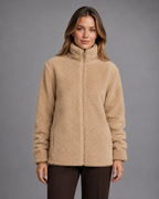 Women's Fleece Jacket – Borg Fleece Zip Up Jacket