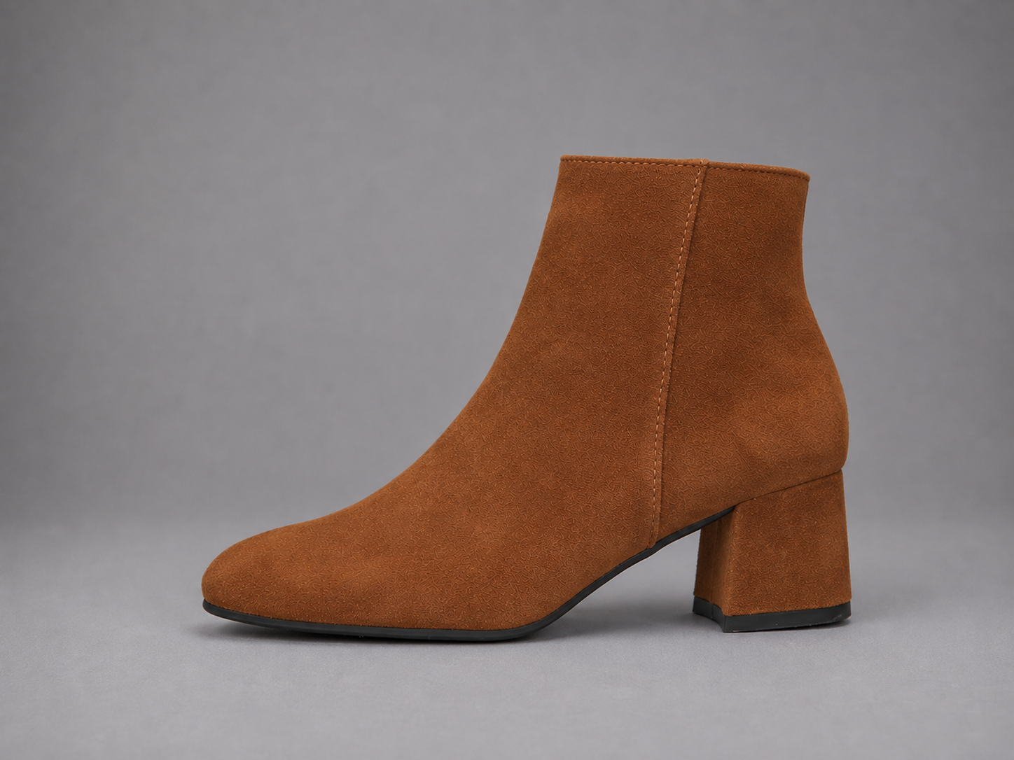 Women's Brown Suede Ankle Boots – Heeled Ankle Boots