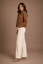 Women's Faux Suede Jacket Timeless Everyday Style