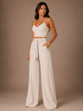 Women's Wide Leg Trouser Co Ord Set for Summer