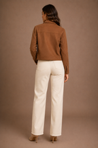 Women's Faux Suede Jacket Timeless Everyday Style