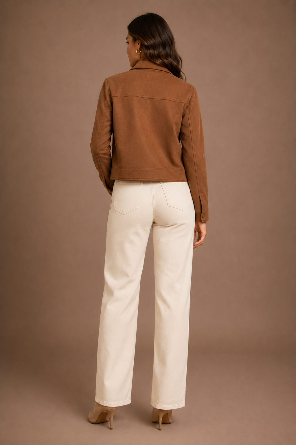Women's Faux Suede Jacket Timeless Everyday Style
