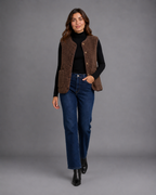 Women's Borg Gilet Teddy Fleece Waistcoat