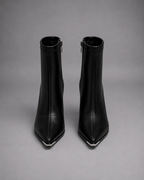 Women's Black Heeled Ankle Boots – High Block Heel Boots