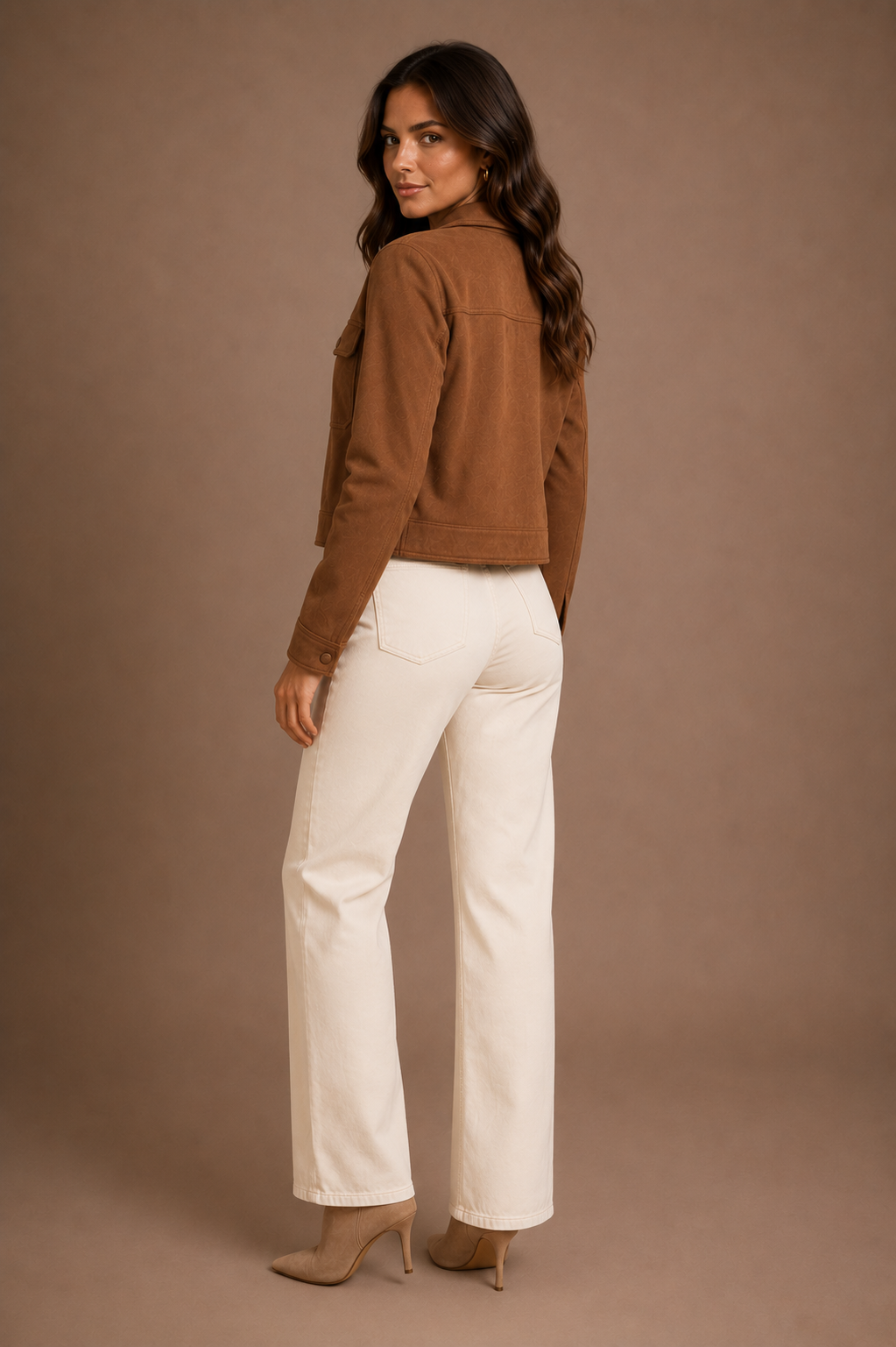 Women's Faux Suede Jacket Timeless Everyday Style