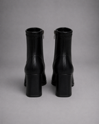 Women's Black Heeled Ankle Boots – High Block Heel Boots