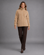 Women's Fleece Jacket – Borg Fleece Zip Up Jacket