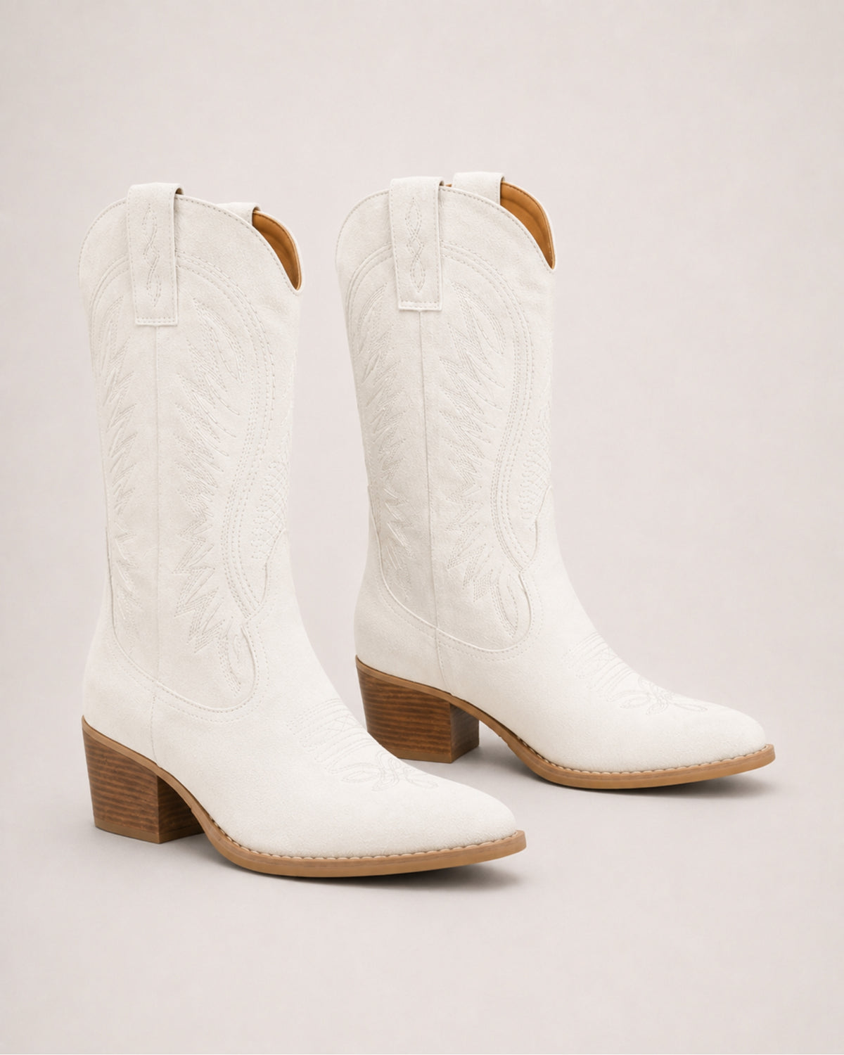 Women's Cowboy Boots Knee High Western Embroidered Style