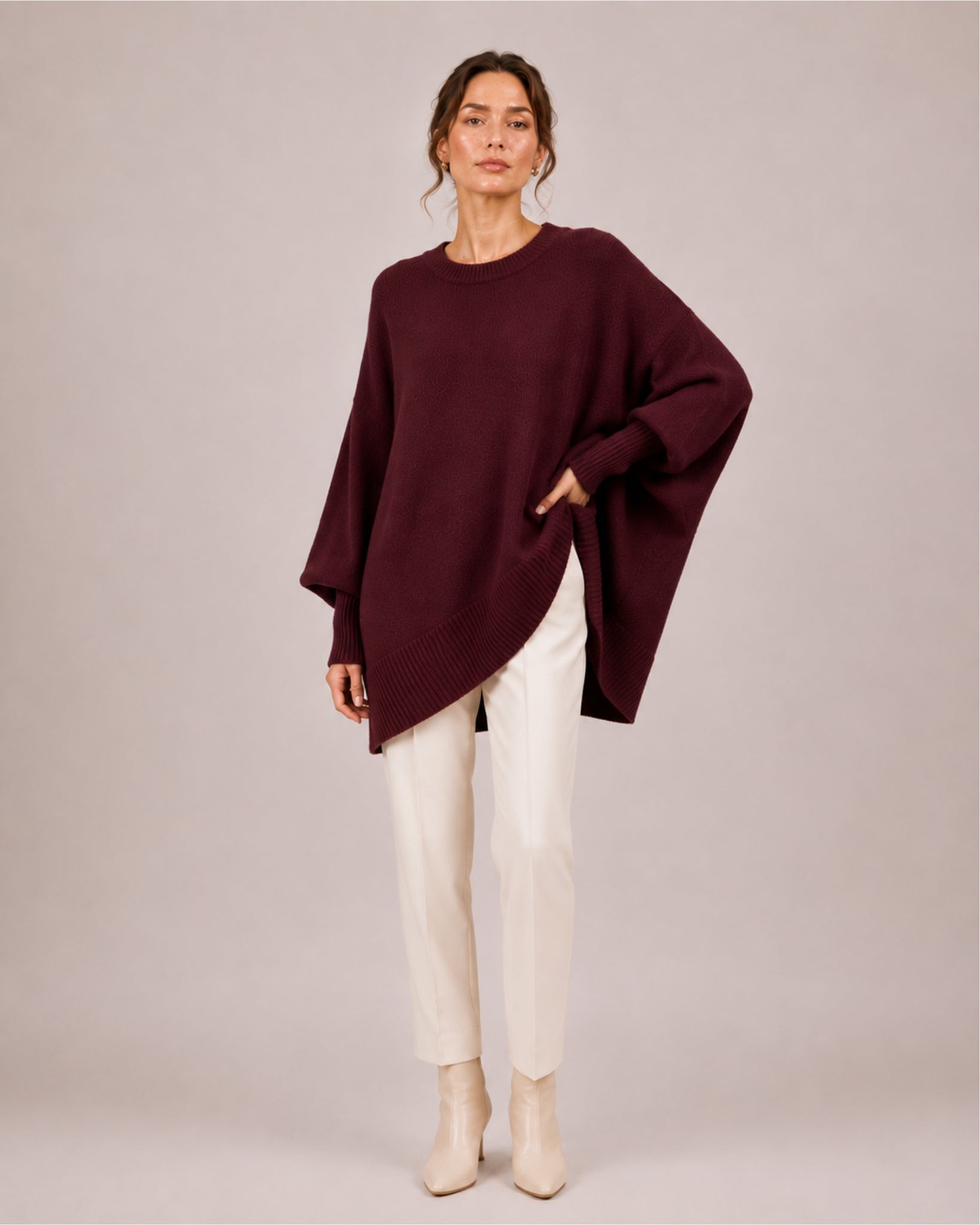 Women's Oversized Knitted Jumper