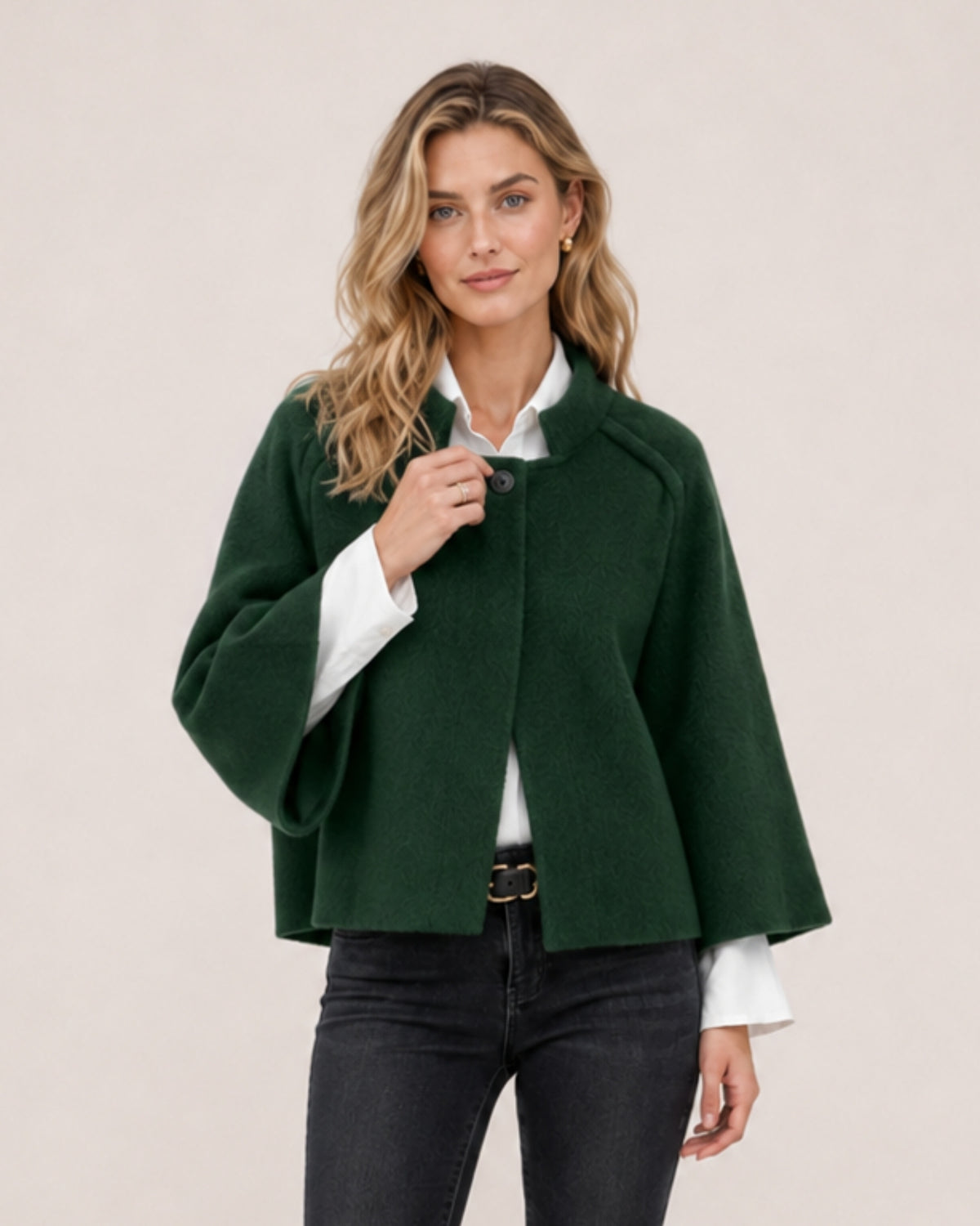 Women's Short Cardigan Soft Knit Button Front Style