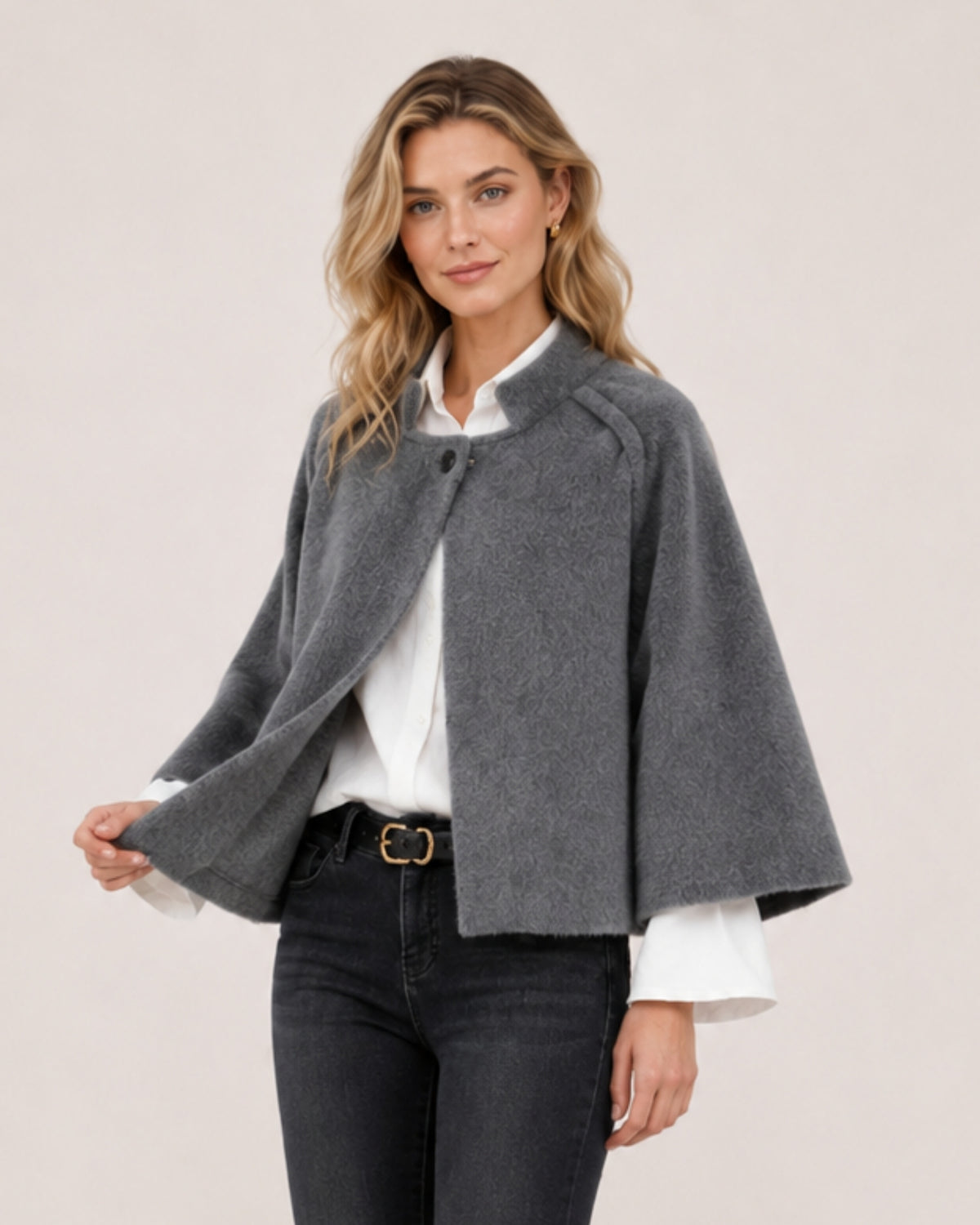 Women's Short Cardigan Soft Knit Button Front Style