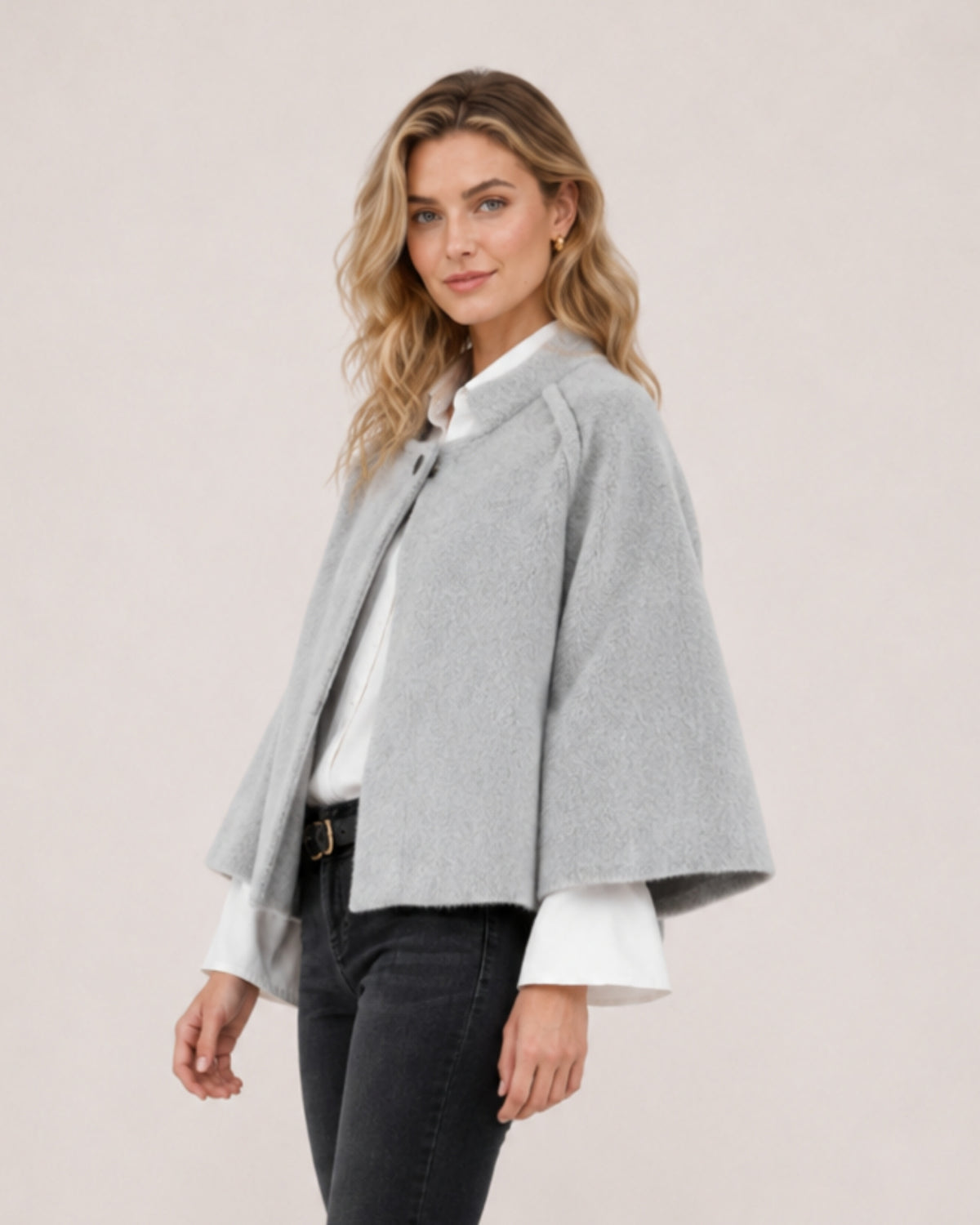 Women's Short Cardigan Soft Knit Button Front Style