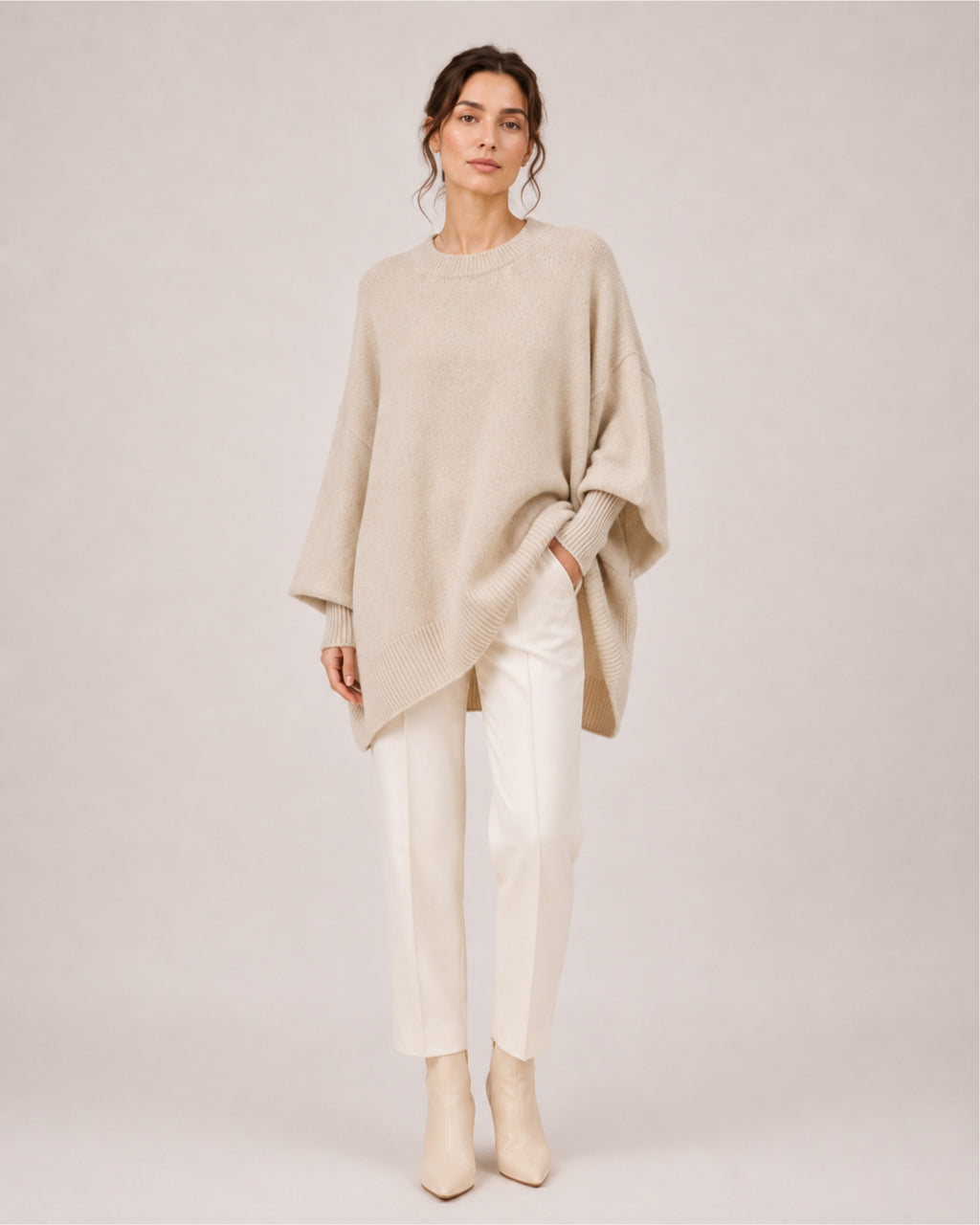 Women's Oversized Knitted Jumper