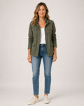 Women's Utility Jacket Lightweight Zip Front Style