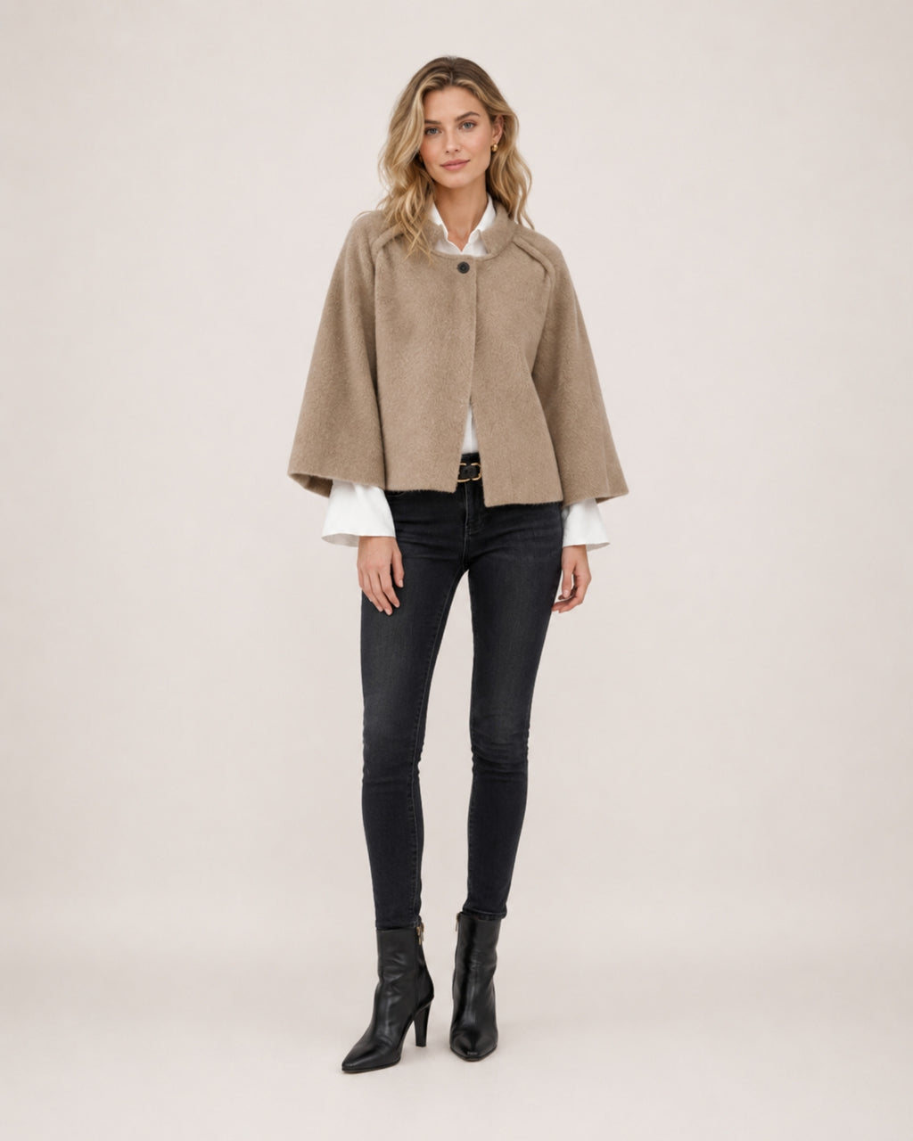 Women's Short Cardigan Soft Knit Button Front Style