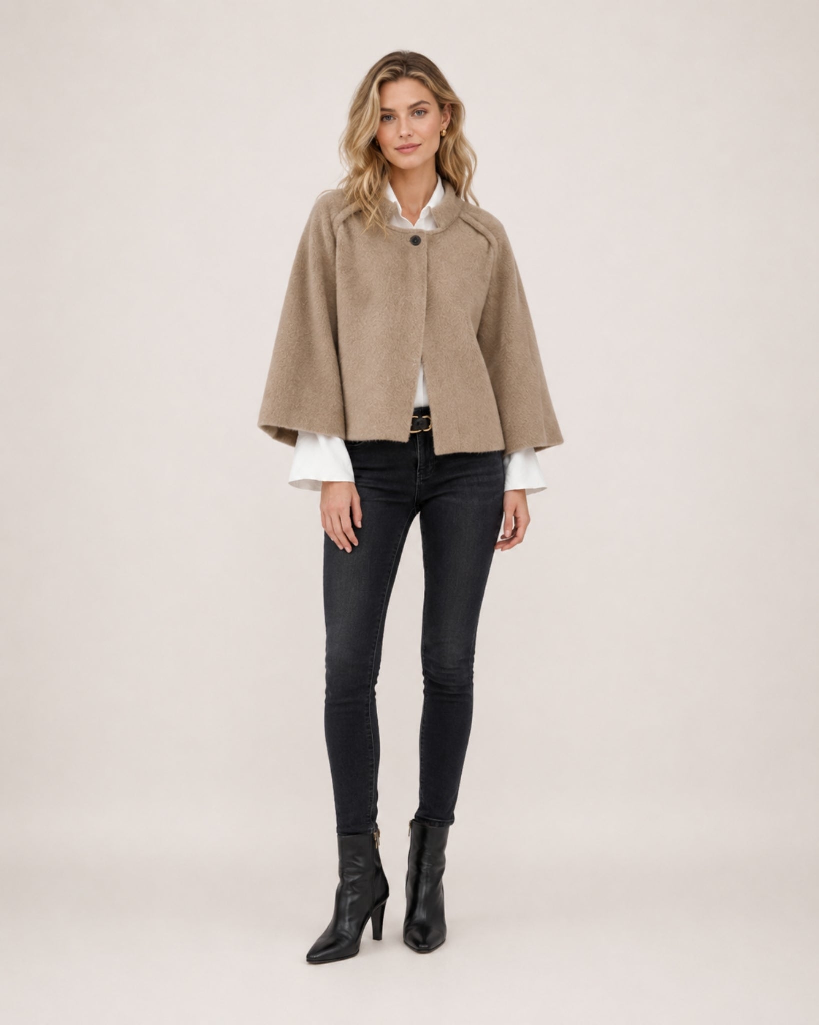 Women's Short Cardigan Soft Knit Button Front Style