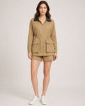 Women's Barn Jacket with Contrast Collar