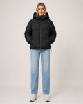 Women's Hooded Puffer Jacket – Warm Padded Coat