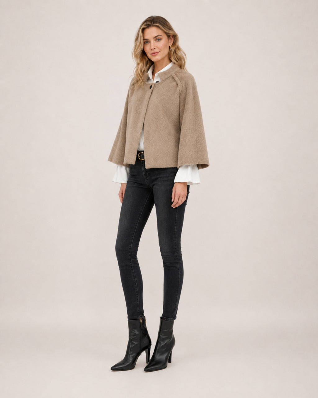Women's Short Cardigan Soft Knit Button Front Style