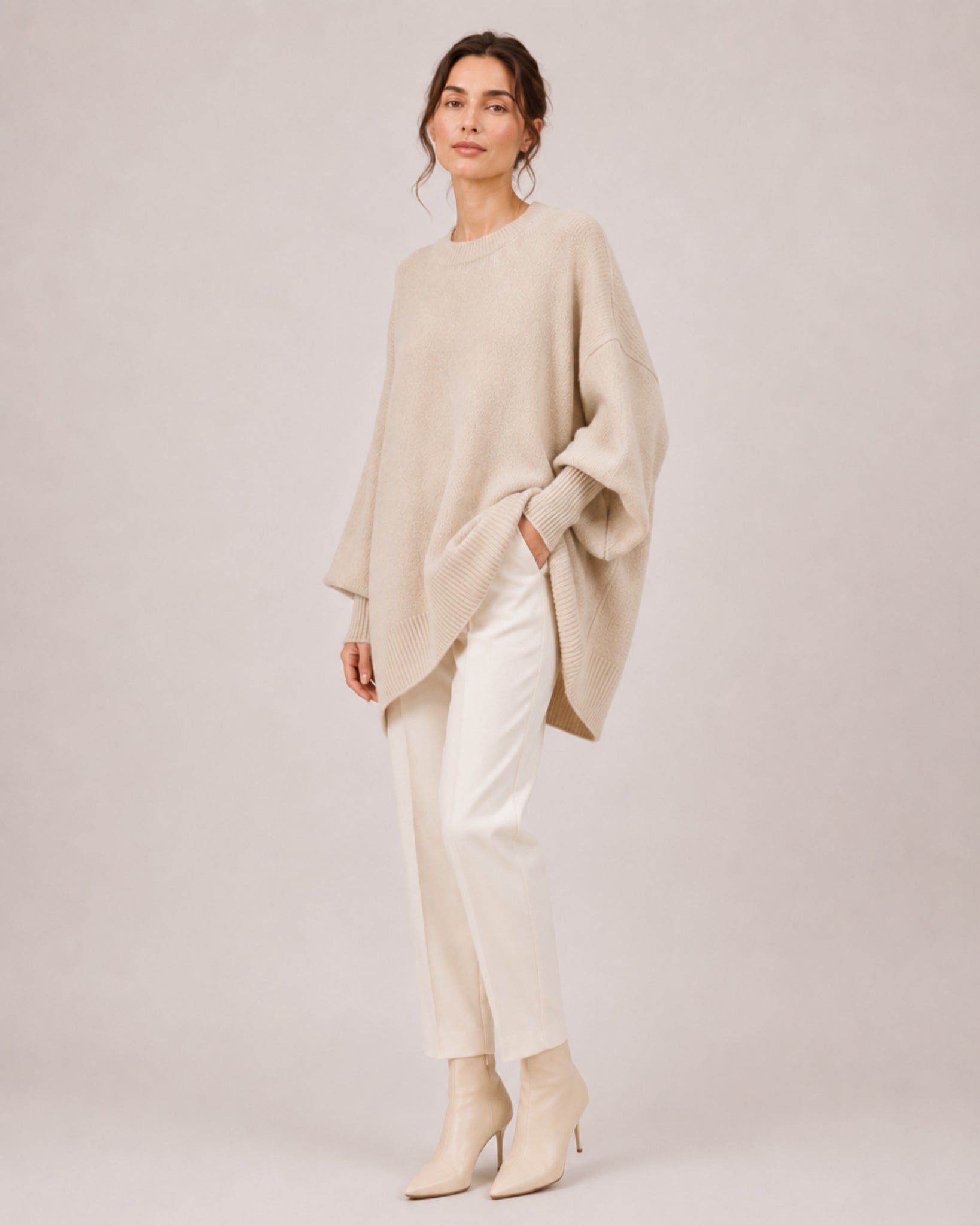 Women's Oversized Knitted Jumper