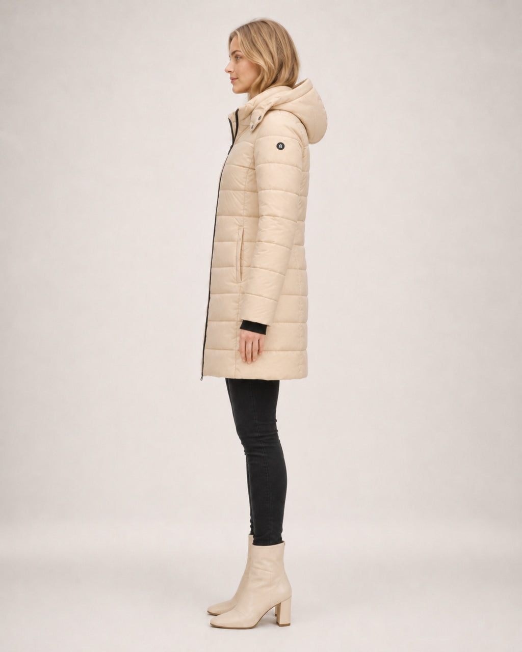 Women's Puffer Coat Long Hooded Padded Jacket