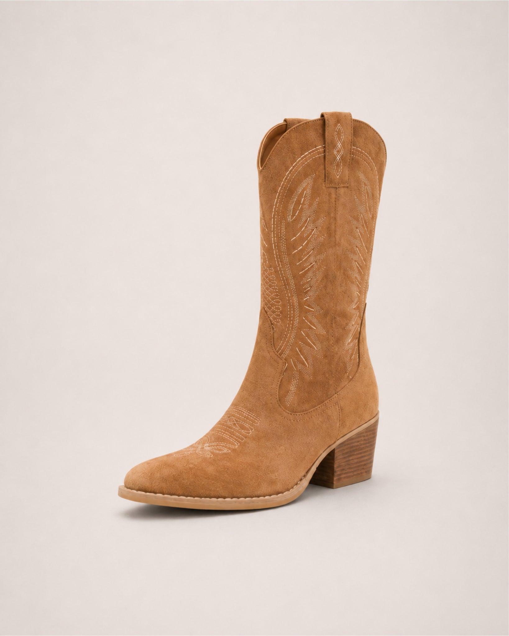 Women's Cowboy Boots Knee High Western Embroidered Style