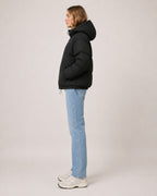 Women's Hooded Puffer Jacket – Warm Padded Coat