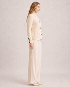 Women's Chunky Knit Cardigan Button Front Style