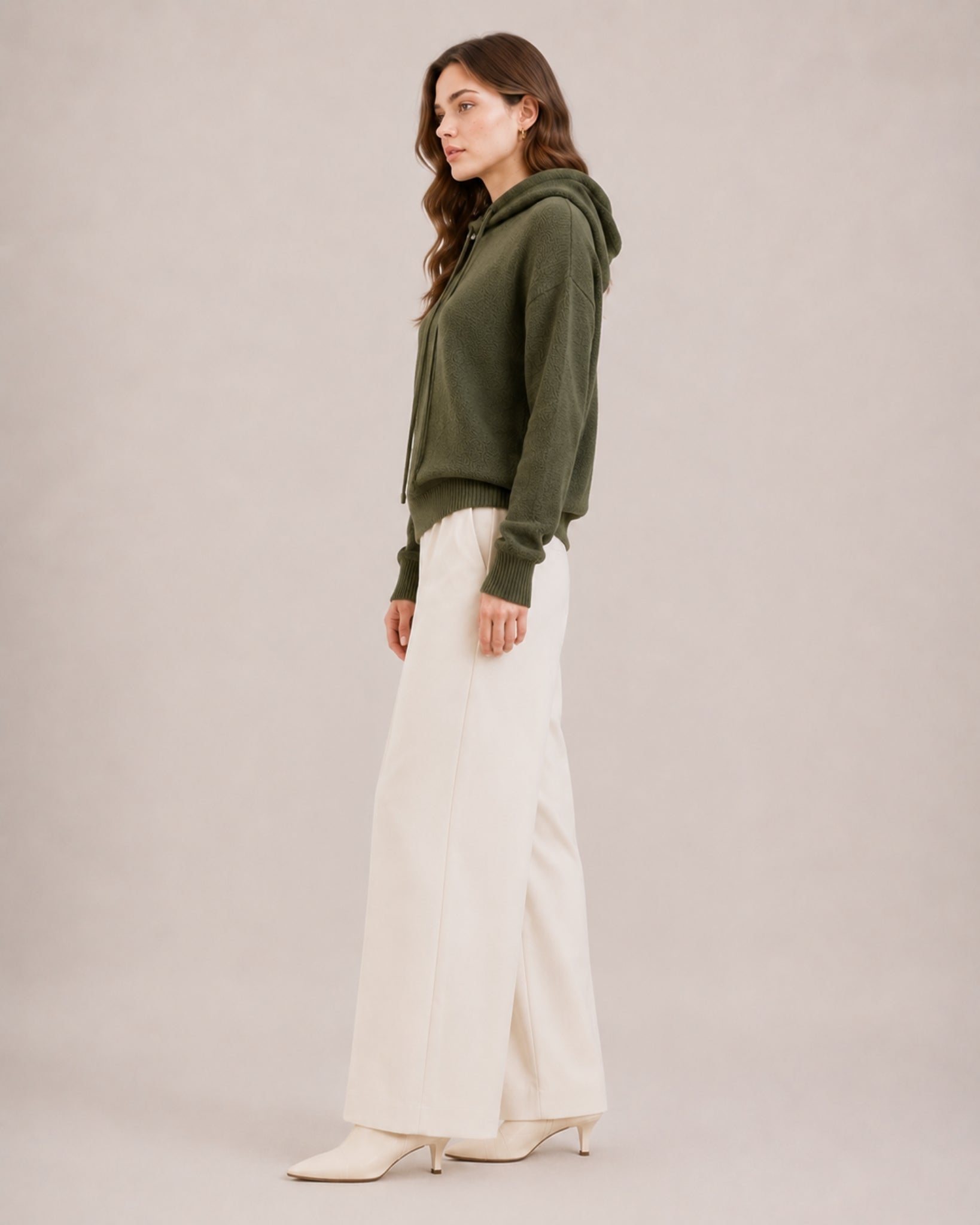 Women's Oversized Knitted Hoodie