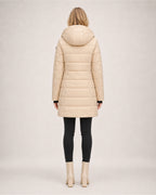 Women's Puffer Coat Long Hooded Padded Jacket