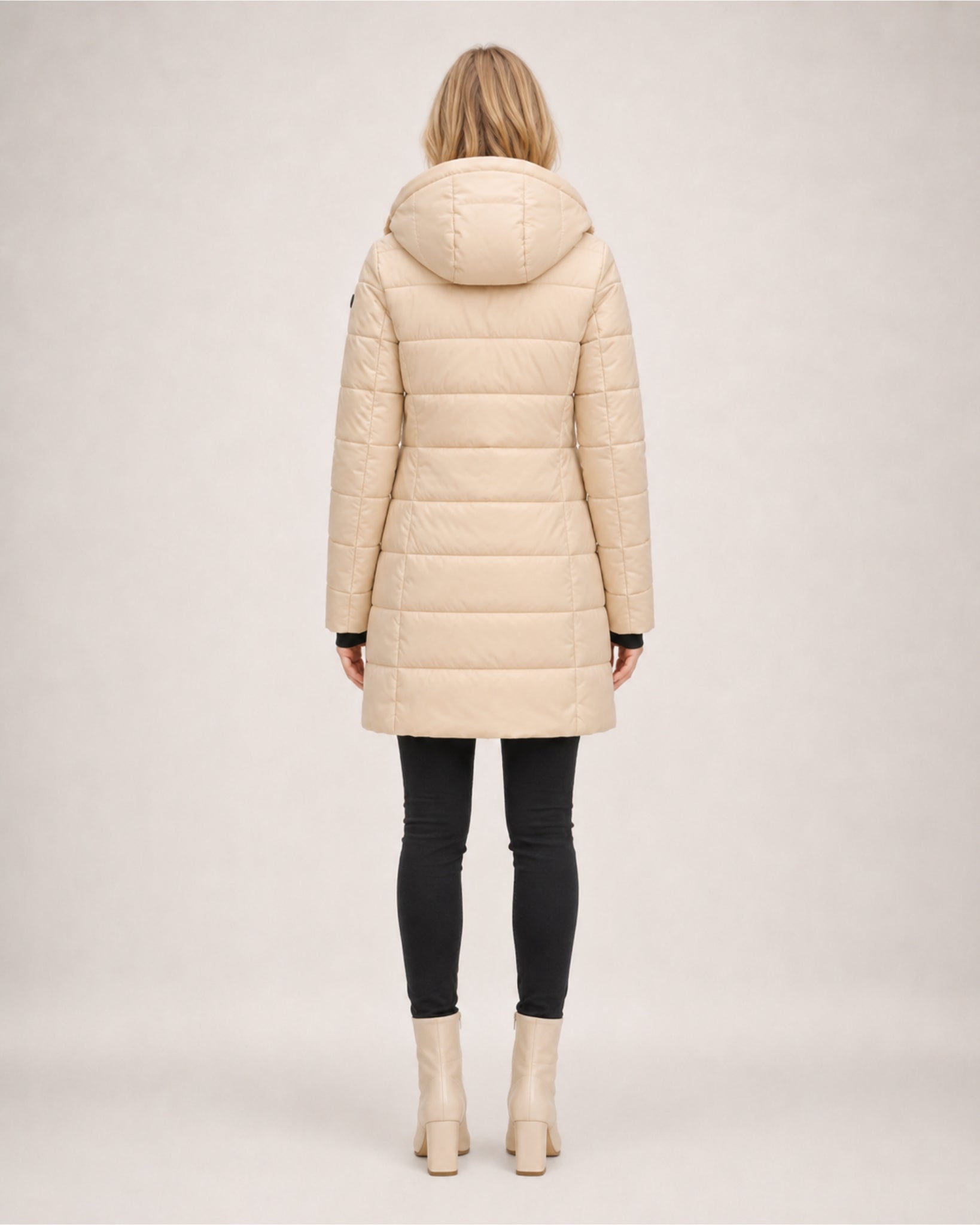 Women's Puffer Coat Long Hooded Padded Jacket