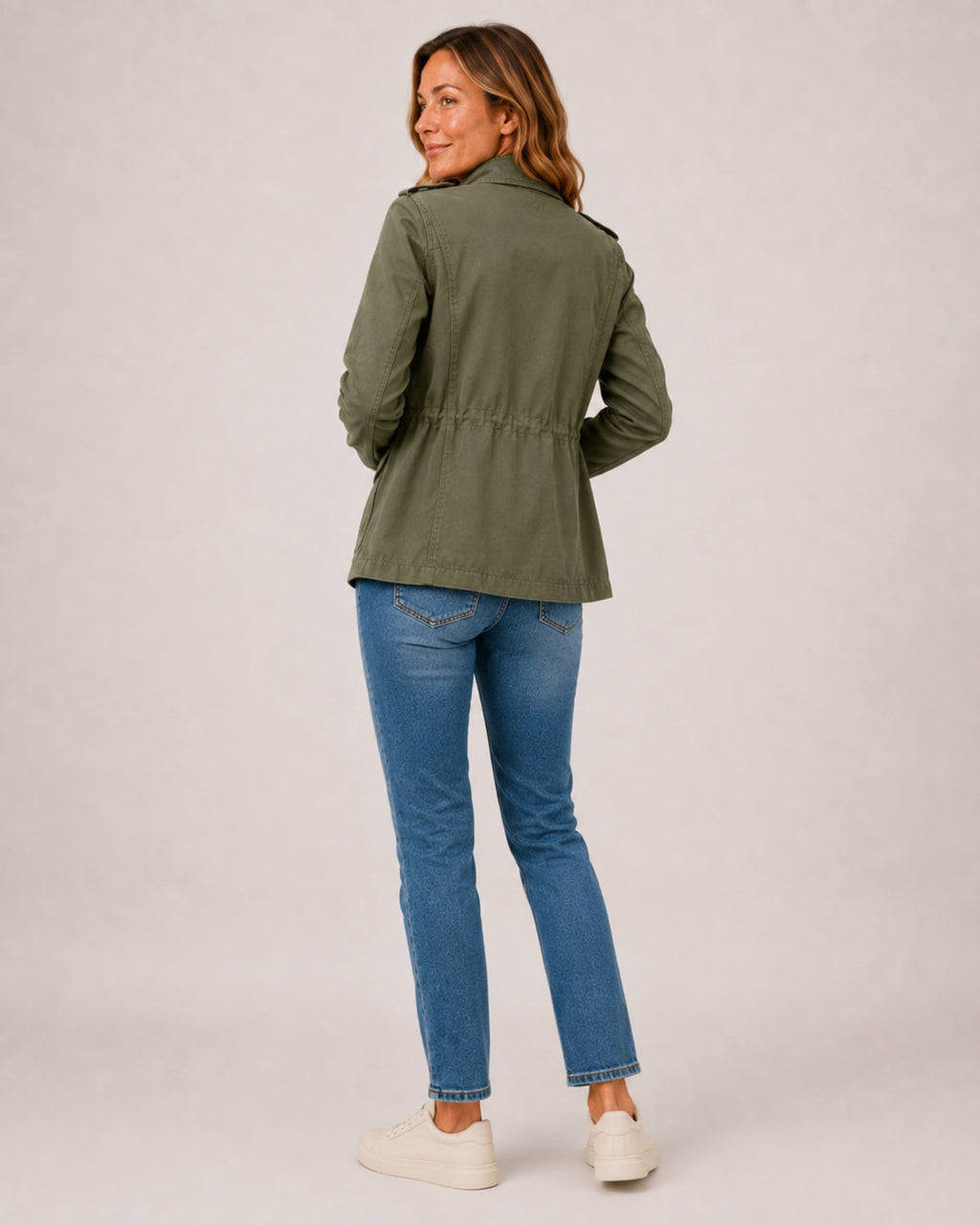Women's Utility Jacket Lightweight Zip Front Style