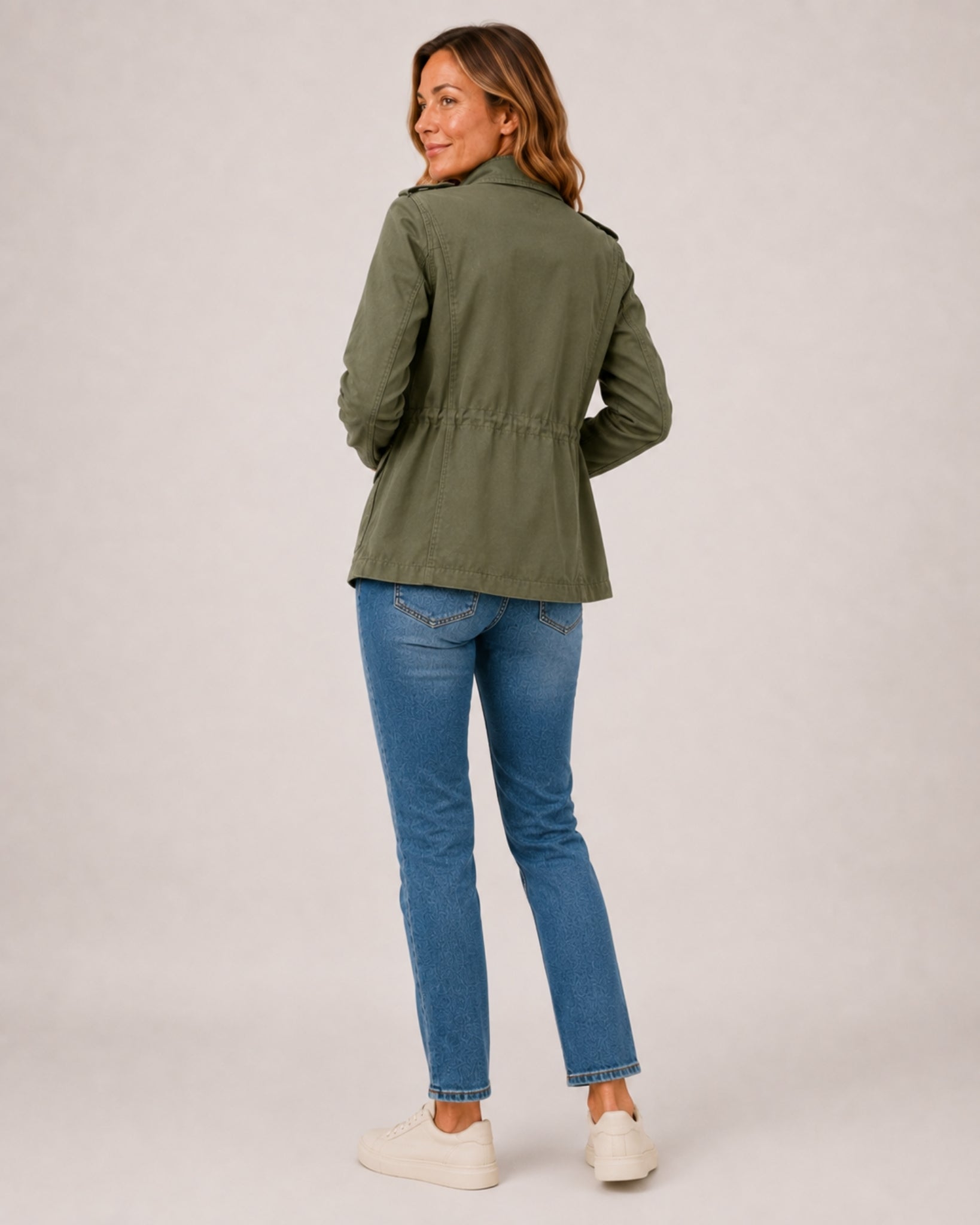 Women's Utility Jacket Lightweight Zip Front Style