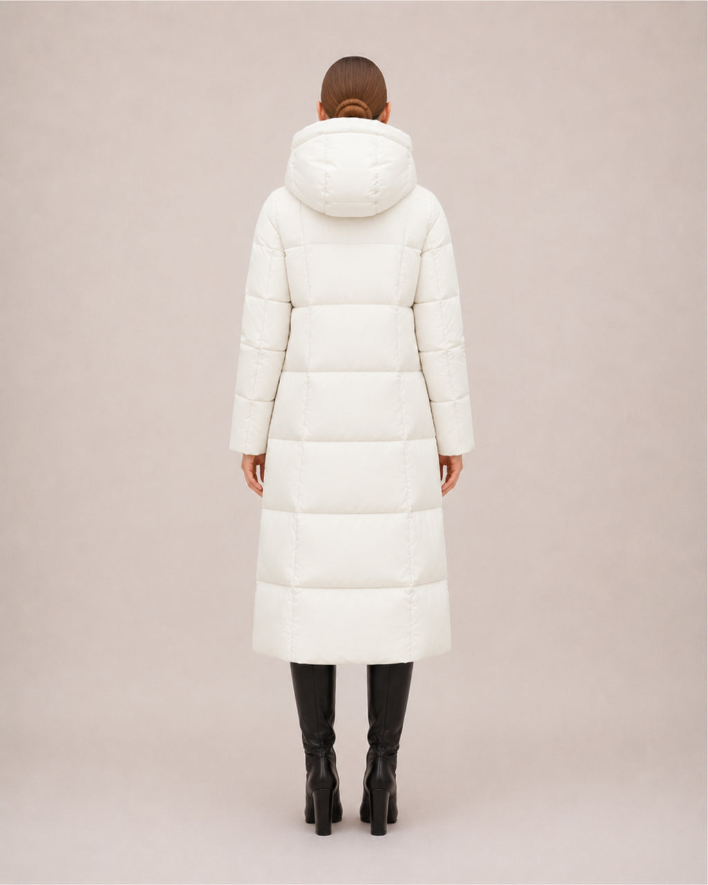 Women's Long Hooded Puffer Coat