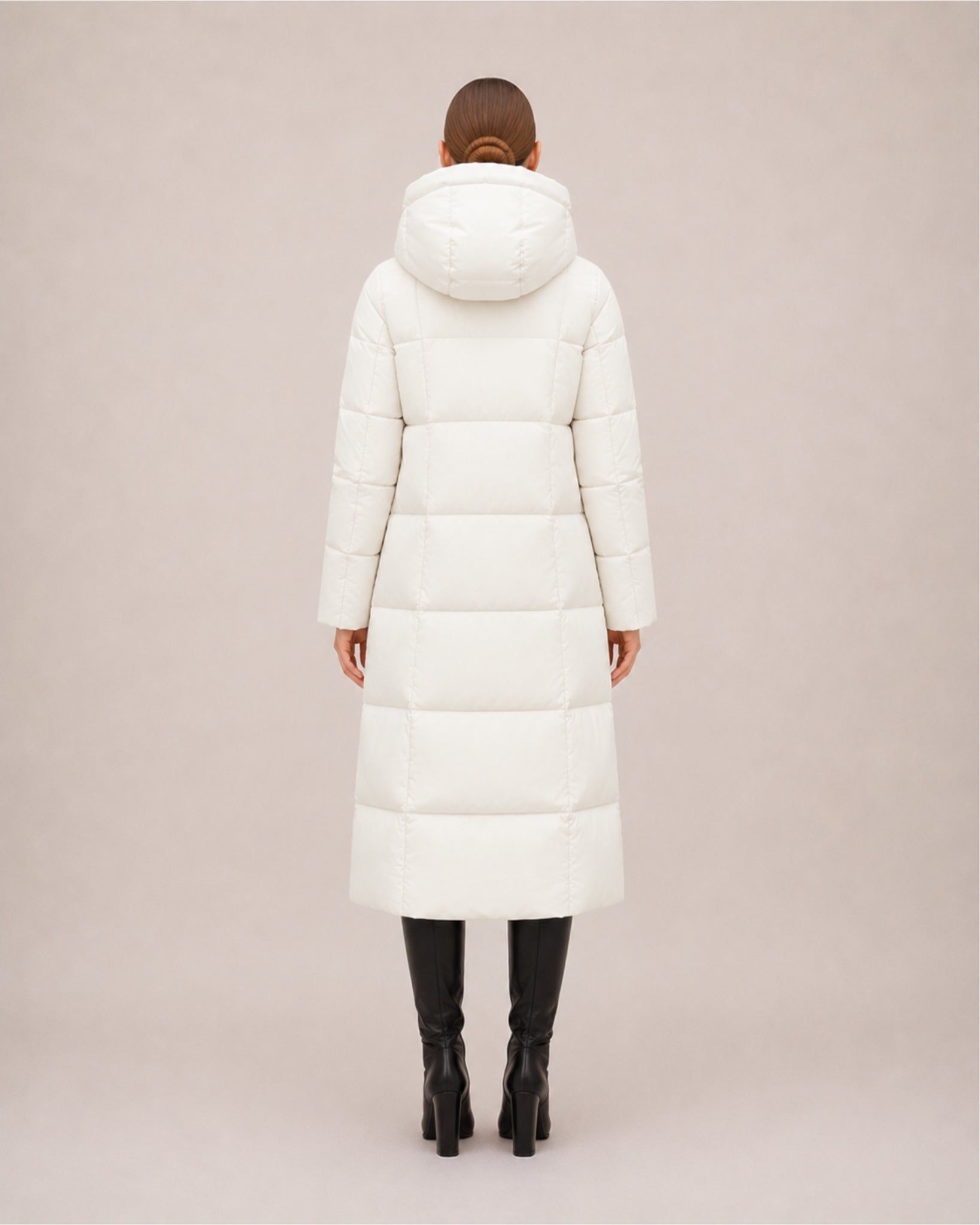 Women's Long Hooded Puffer Coat