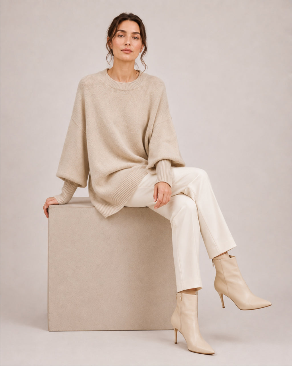 Women's Oversized Knitted Jumper