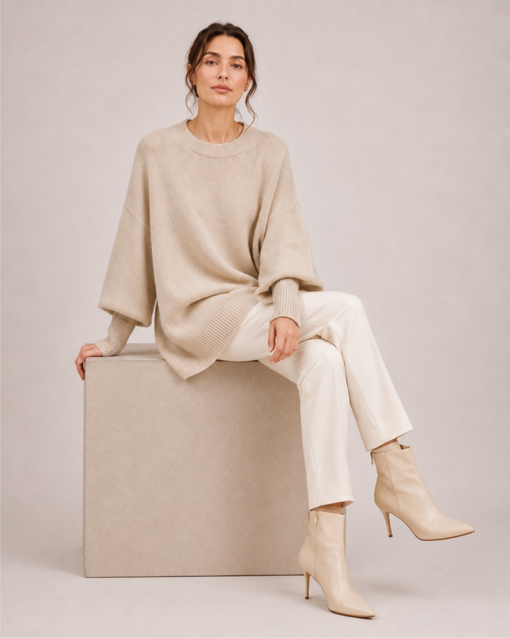 Women's Oversized Knitted Jumper