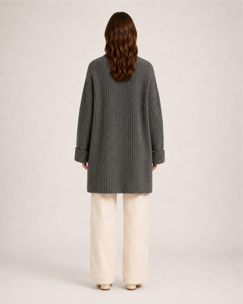 Women's Longline Knitted Cardigan
