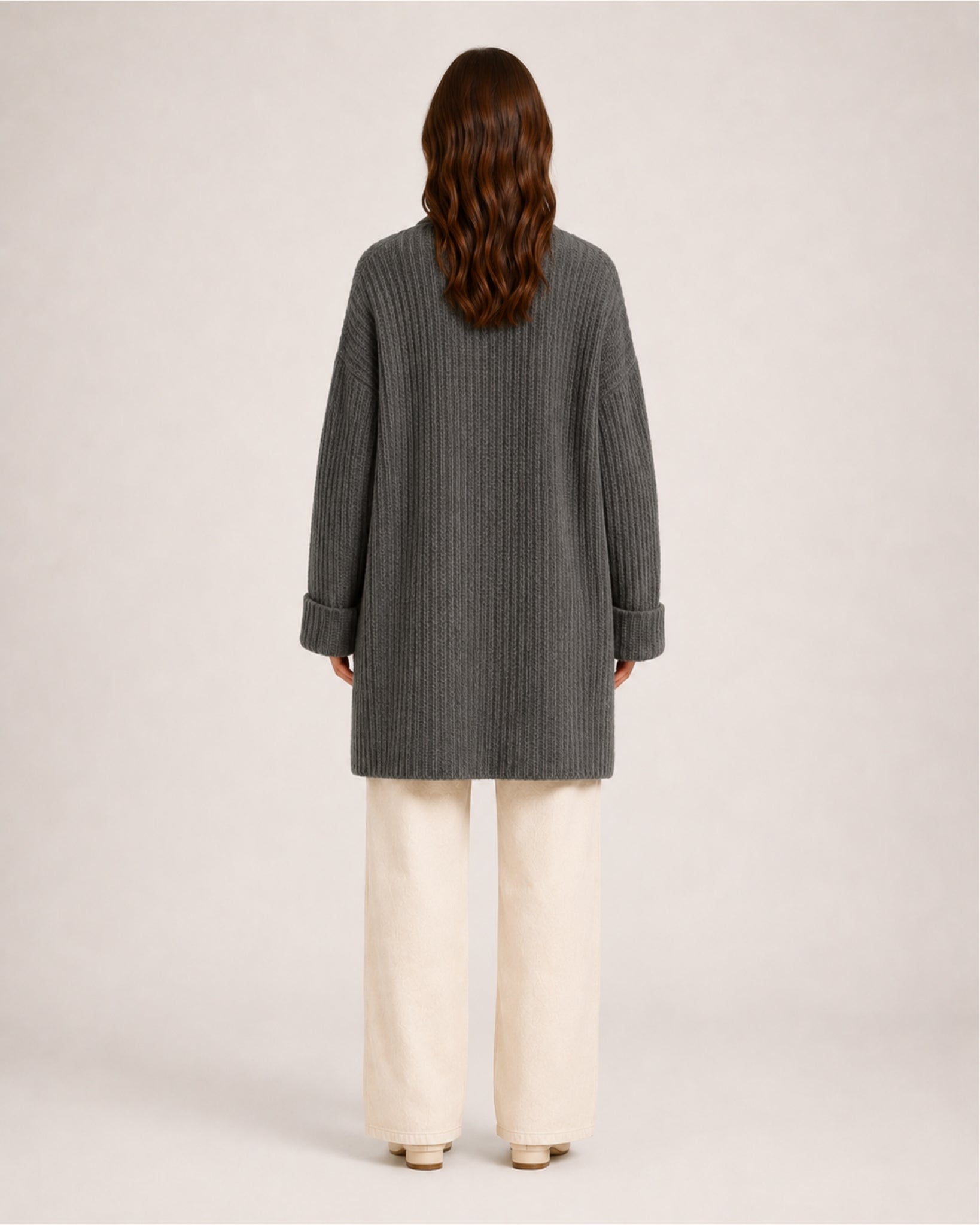 Women's Longline Knitted Cardigan