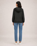 Women's Waterproof Jacket Lightweight Hooded Utility Style