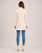Women's Stand-Collar Longline Blazer