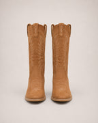 Women's Cowboy Boots Knee High Western Embroidered Style