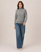 Women's Oversized Turtleneck Jumper
