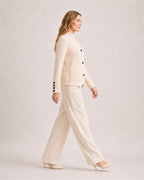 Women's Chunky Knit Cardigan Button Front Style