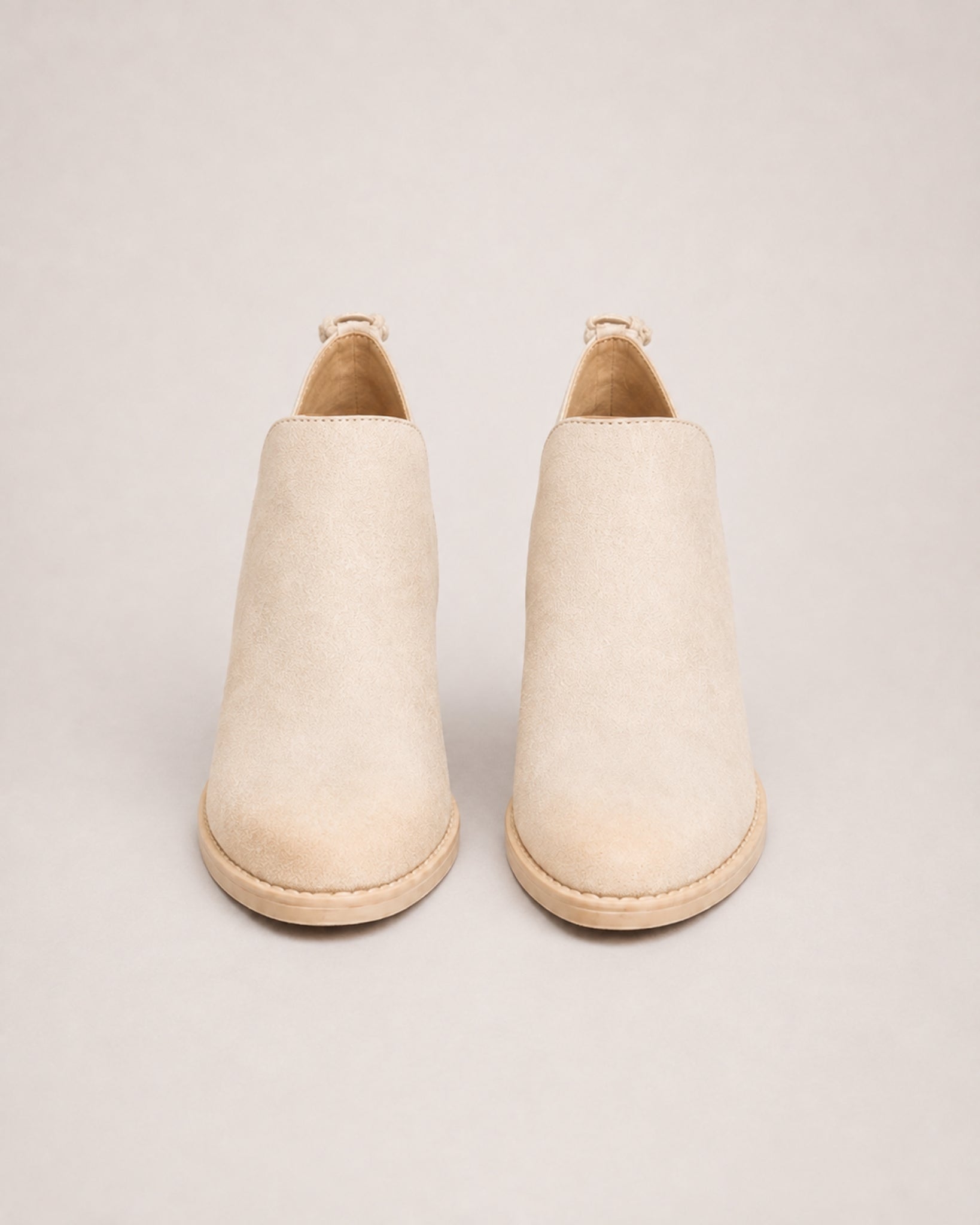 Women's Ankle Boots Low Block Heel Slip On Style