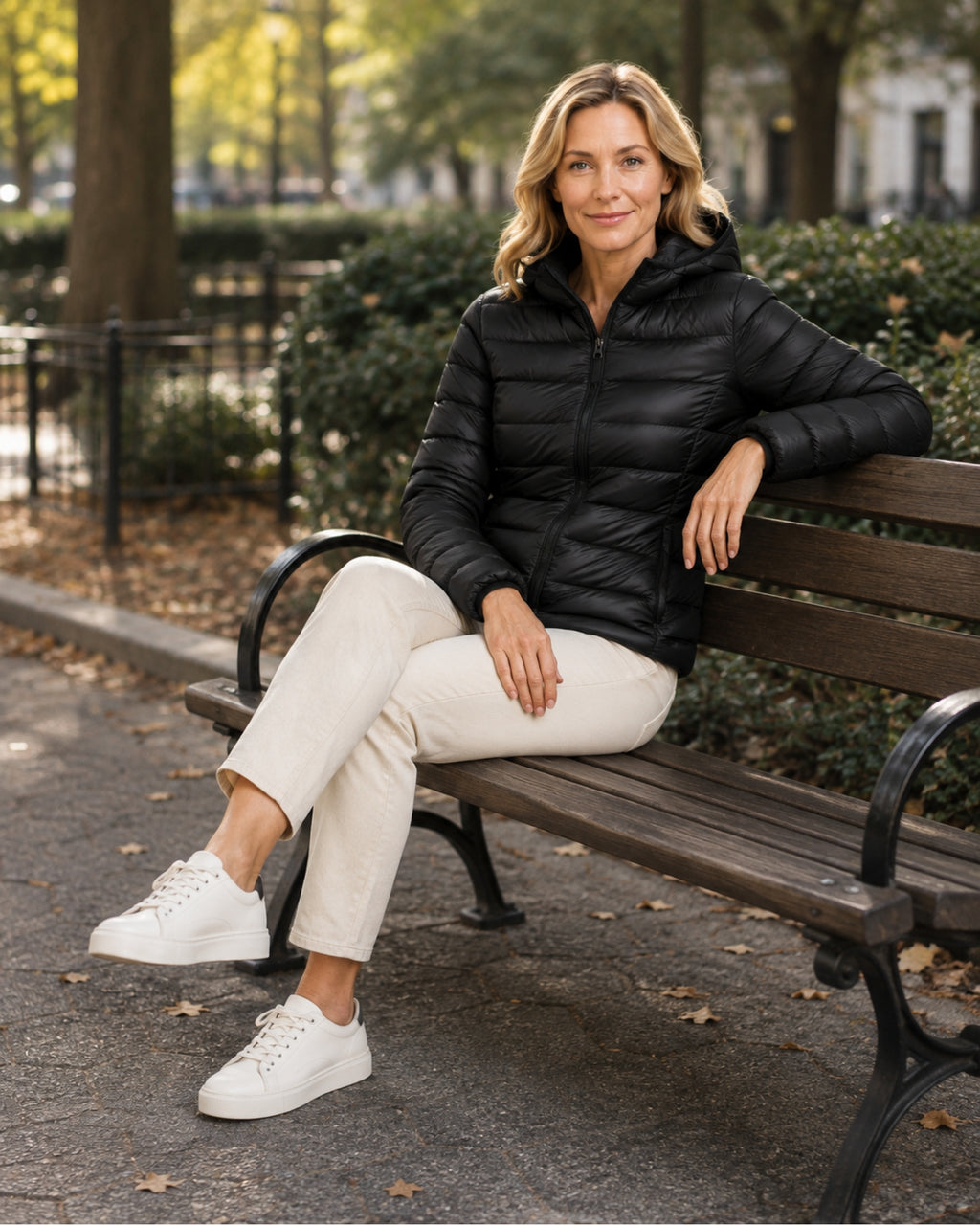 Women's Lightweight Hooded Puffer Jacket – Packable Zip-Up Coat