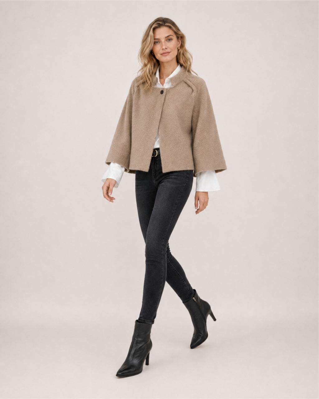 Women's Short Cardigan Soft Knit Button Front Style